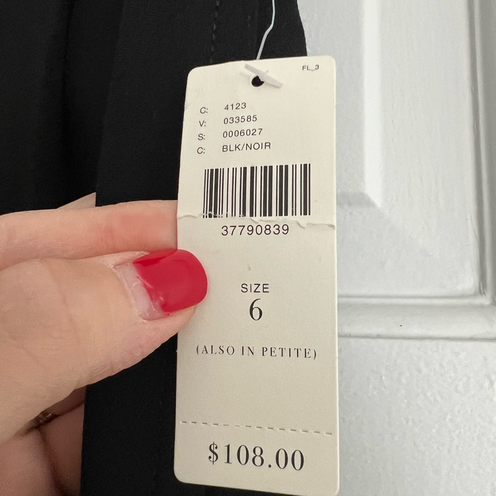Anthropologie Black Pants Nwt